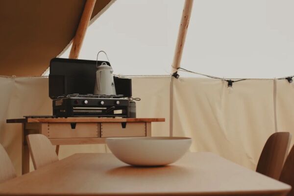 Great Cotmarsh Farm campsite in Broad Town, Wiltshire