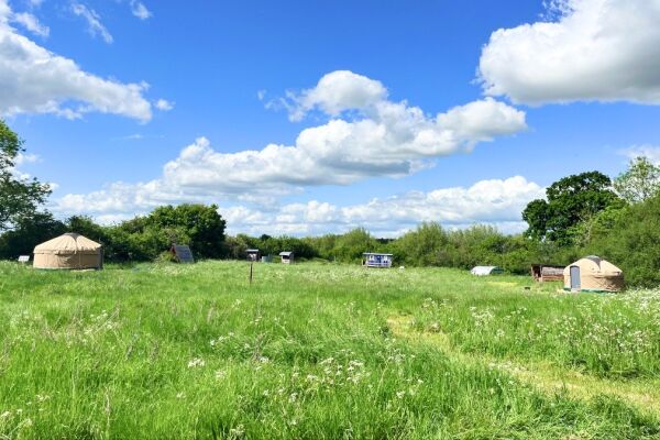 Nordic Glamping campsite in Swindon, Wiltshire