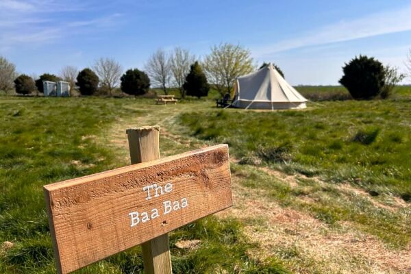 Waites Farm Glamping campsite in Boston, Lincolnshire