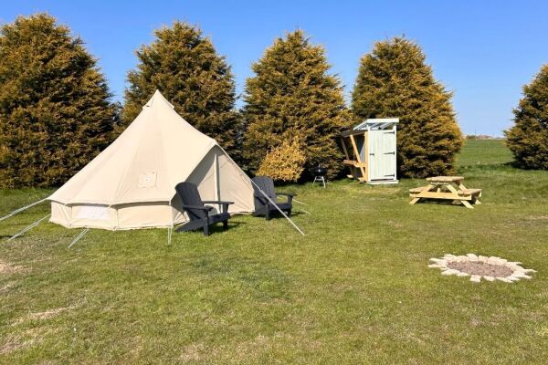 Waites Farm Glamping campsite in Boston, Lincolnshire