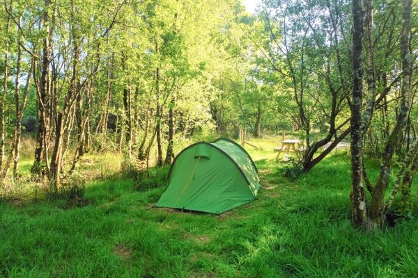 Cae Ddel Country Camping campsite in Criccieth, Gwynedd