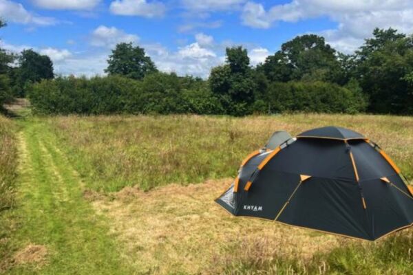 Little Dolwen campsite in Llanybydder, Ceredigion