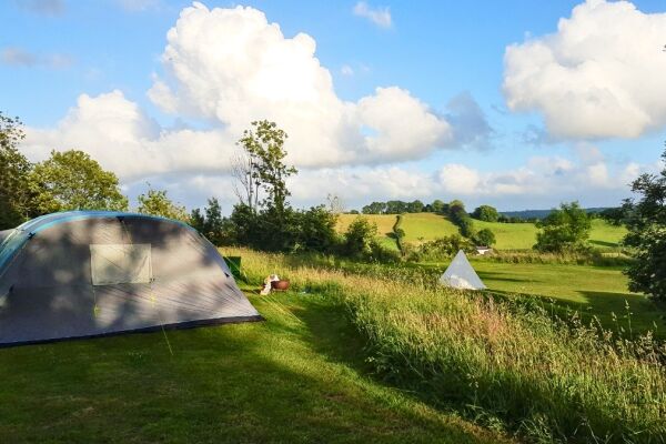 Quarry Lodge Camping campsite in Carmarthen, Carmarthenshire