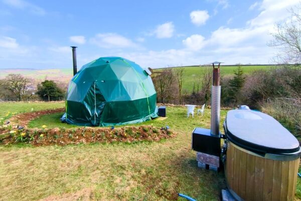 Holy Pools Glamping campsite in Carmarthen, Carmarthenshire